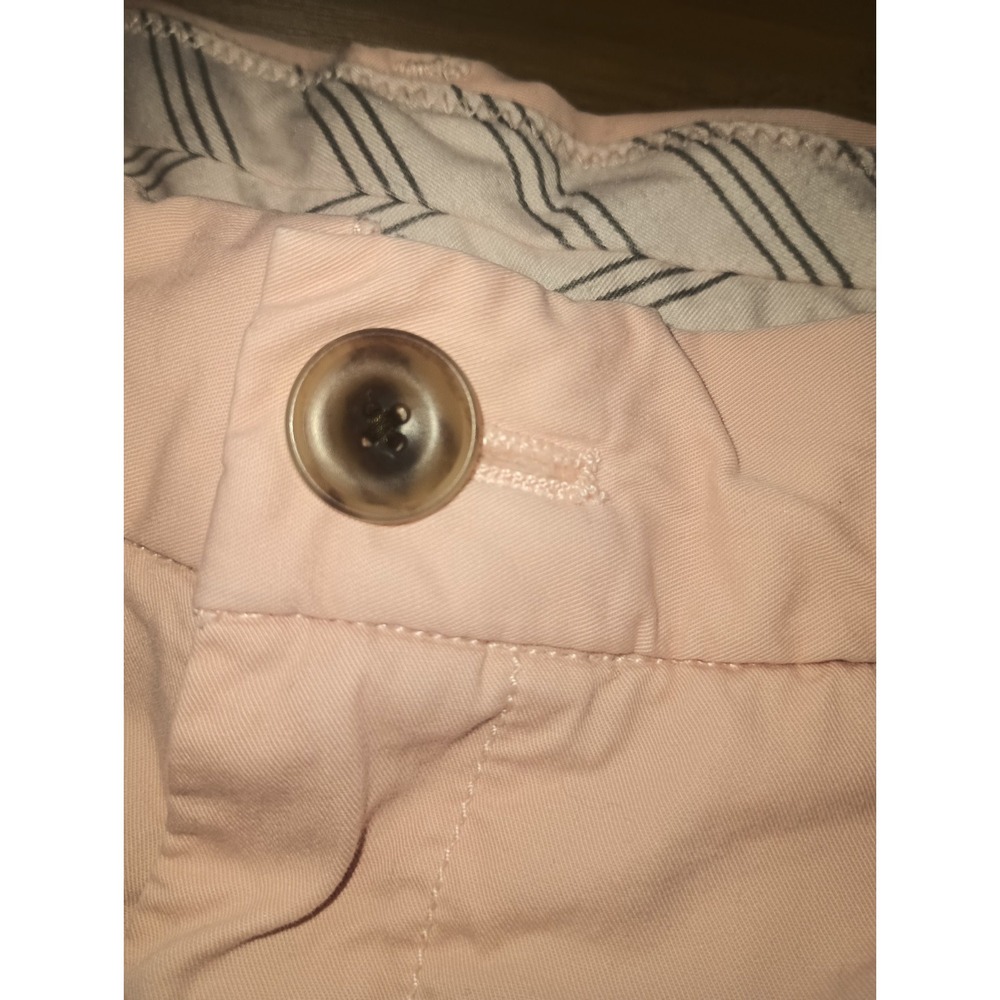 UNIQLO Women's Pink Chino Shorts Size 0 Cotton Classic Fit Mid Rise Pockets - Picture 7 of 13